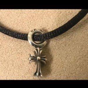 Authentic Chrome Hearts KZ Cross Charm Bracelet